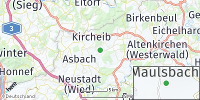 Google Map of Hirz-Maulsbach