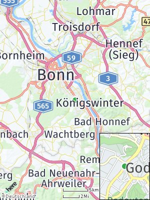 Here Map of Bad Godesberg
