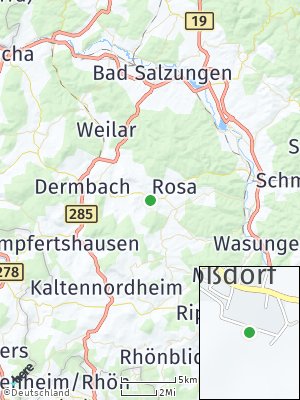 Here Map of Roßdorf bei Schmalkalden