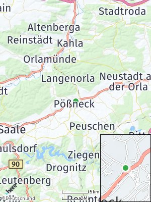 Here Map of Pößneck