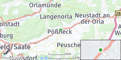 Google Map of Pößneck