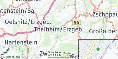 Google Map of Thalheim / Erzgebirge