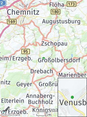 Here Map of Venusberg bei Zschopau