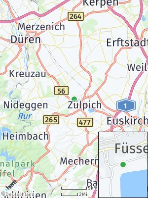 Here Map of Füssenich
