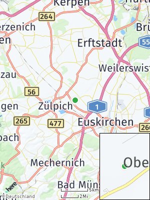 Here Map of Oberelvenich