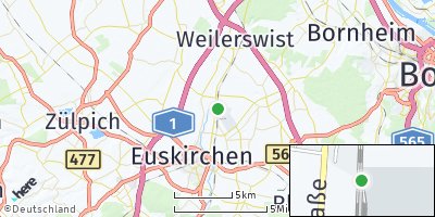 Google Map of Wüschheim über Euskirchen