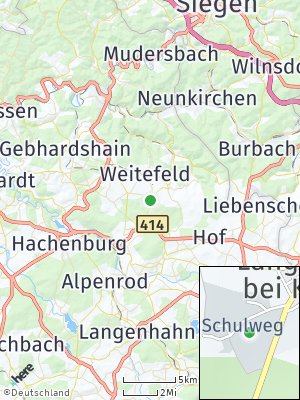 Here Map of Langenbach bei Kirburg