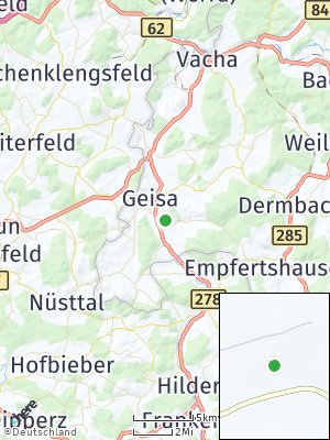 Here Map of Schleid bei Vacha
