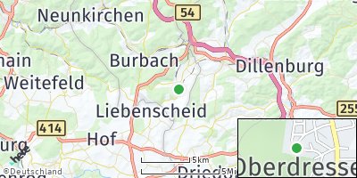Google Map of Oberdresselndorf