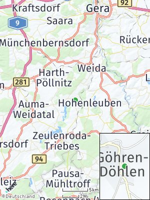 Here Map of Göhren-Döhlen
