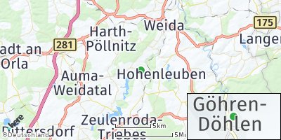 Google Map of Göhren-Döhlen