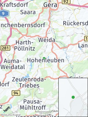 Here Map of Hohenleuben