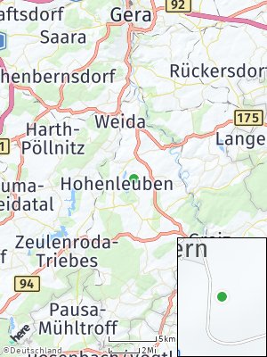 Here Map of Kauern bei Gera