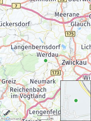 Here Map of Leubnitz bei Plauen