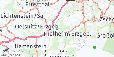 Google Map of Stollberg / Erzgebirge