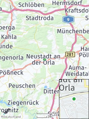 Here Map of Neustadt an der Orla