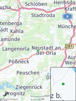 Here Map of Lausnitz