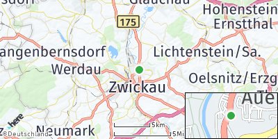 Google Map of Zwickau