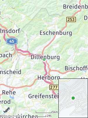 Here Map of Dillenburg