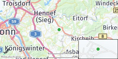 Google Map of Büllesbach