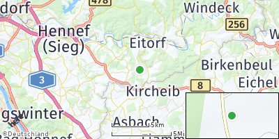 Google Map of Büsch bei Eitorf