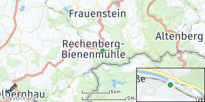 Google Map of Rechenberg-Bienenmühle