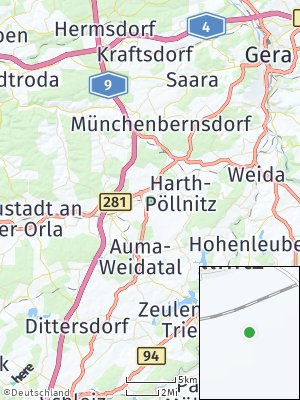 Here Map of Mittelpöllnitz