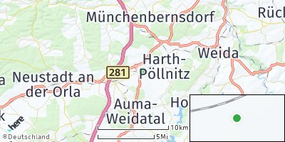 Google Map of Mittelpöllnitz