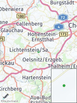 Here Map of Hohndorf bei Stollberg