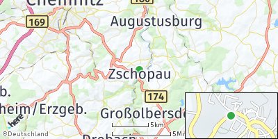 Google Map of Zschopau