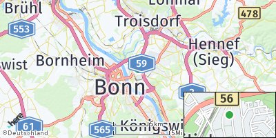Google Map of Vilich-Rheindorf