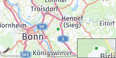 Google Map of Birlinghoven