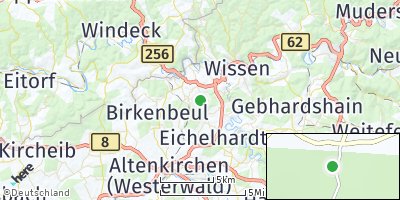 Google Map of Seelbach bei Hamm