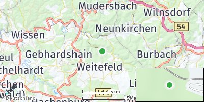 Google Map of Niederdreisbach