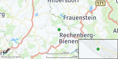 Google Map of Dorfchemnitz bei Sayda