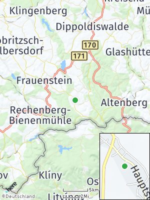 Here Map of Hermsdorf / Osterzgebirge