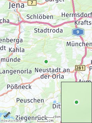 Here Map of Breitenhain bei Neustadt