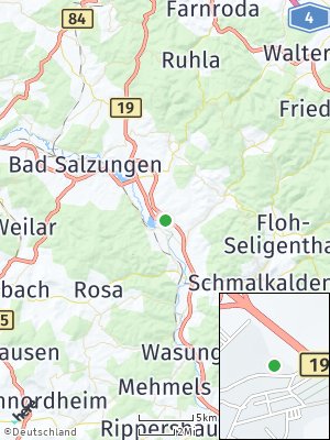 Here Map of Breitungen / Werra