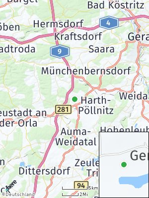 Here Map of Geroda bei Neustadt