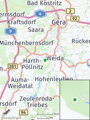 Here Map of Schömberg bei Gera