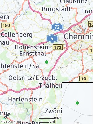 Here Map of Erlbach-Kirchberg