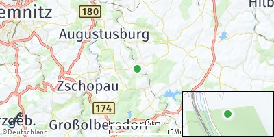 Google Map of Grünhainichen