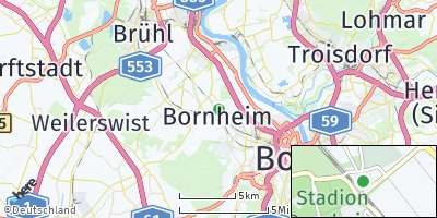 Google Map of Bornheim