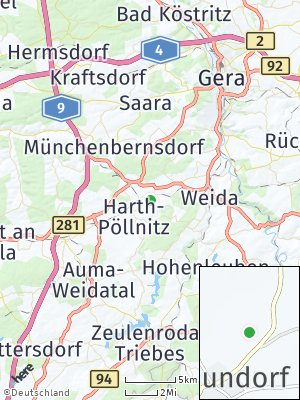 Here Map of Harth-Pöllnitz