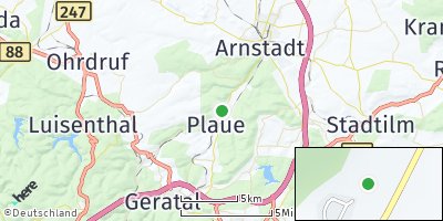 Google Map of Plaue