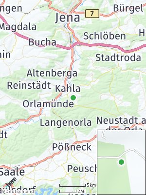 Here Map of Lindig bei Jena