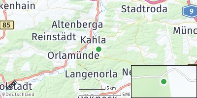 Google Map of Lindig bei Jena
