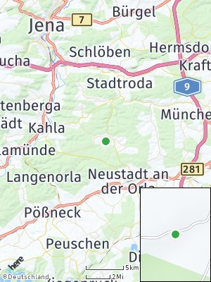 Here Map of Trockenborn-Wolfersdorf