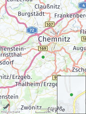Here Map of Neukirchen / Erzgebirge