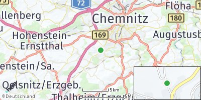 Google Map of Neukirchen / Erzgebirge